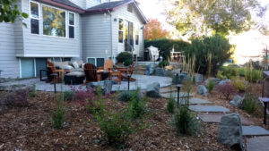 Paver Patio and Sandstone Step Stones - Bozeman, Montana