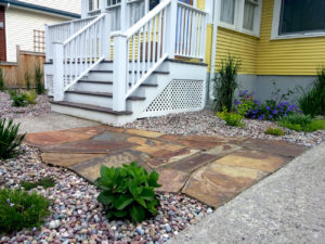 Natural Flagstone Walkway - Bozeman, Montana
