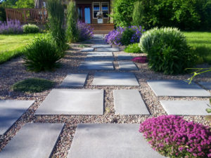 Modern Paver Landscape Design - Bozeman, Montana