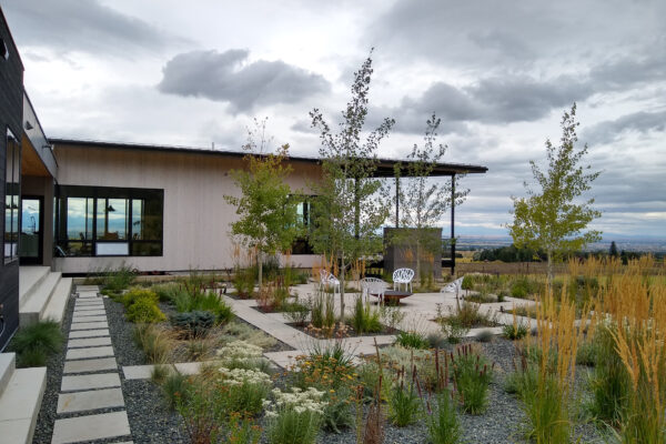 Flagstone Patio, landscape designers, modern landscaping, Perennials, landscape care, Bozeman Montana Gardeners, Landscape Design, Bozeman Montana Luxury Landscaping