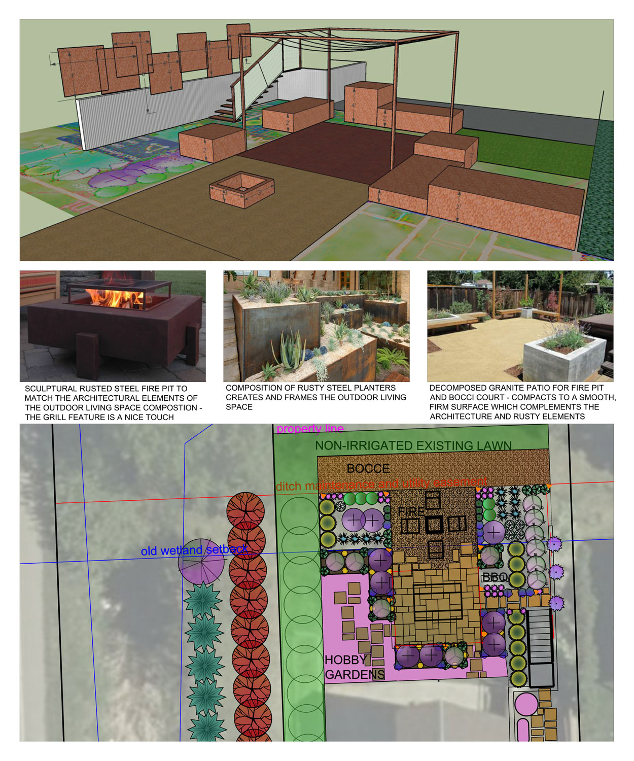 Bozeman Landscape Design Plans Rendered with 3D Modeling