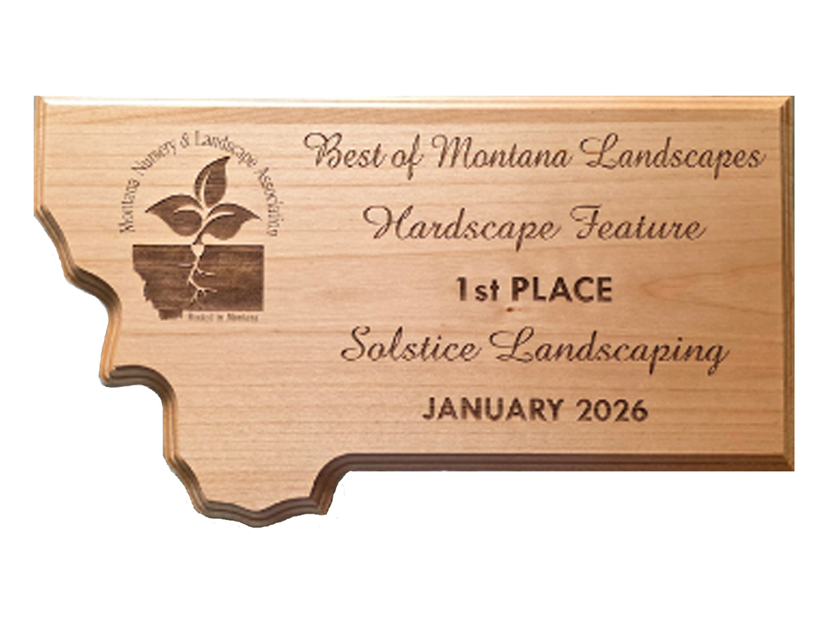 2025 Best Montana Landscape Designer Hardscaping Award Winner