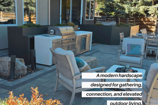 2025 Best Montana Landscape Designer Hardscaping Award Winner Outdoor Kitchen Design