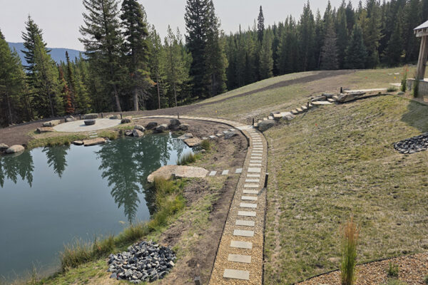 Clark - luxury landscape design Bozeman, landscape design Big Sky, landscape design Livingston, landscape design Ennis mt, Montana landscape architect, landscape lighting Big Sky