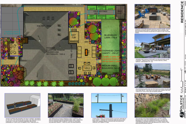 Hill - landscape design Bozeman, Bozeman landscaping, hardscape design Bozeman, residential landscape design Bozeman