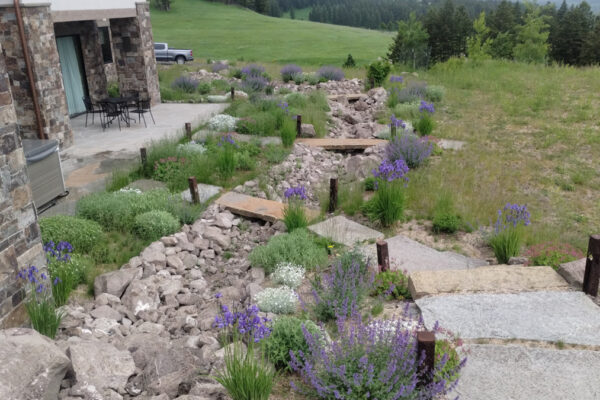 Watts - landscape design Big Sky mt, luxury landscape design Bozeman, luxury landscape design Big Sky, Montana landscape architect
