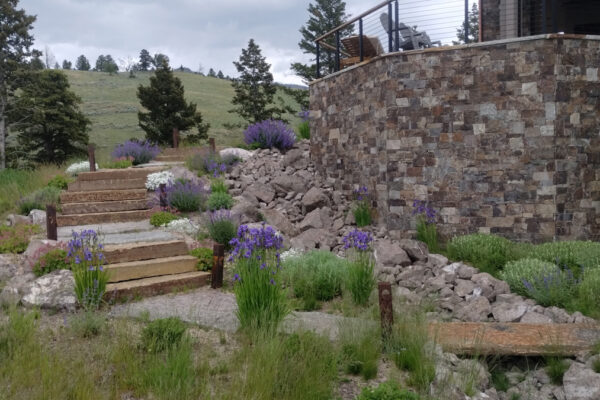 Watts - landscape design Big Sky mt, luxury landscape design Bozeman, luxury landscape design Big Sky, Montana landscape architect