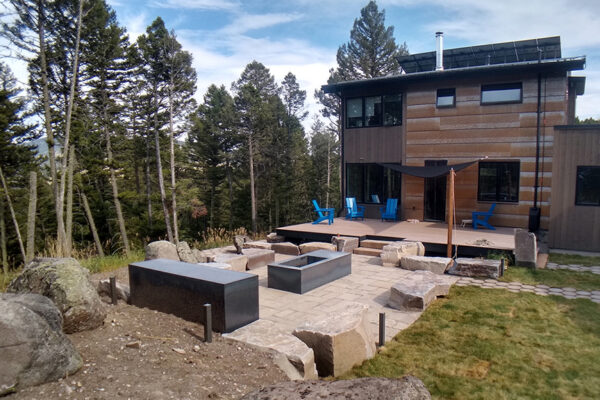 Melick - hardscape design Bozeman, residential landscape design Bozeman, luxury landscape design Bozeman