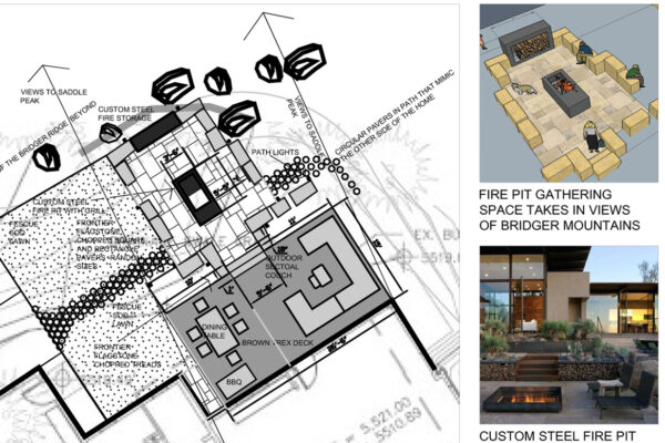 Melick - hardscape design Bozeman, residential landscape design Bozeman, luxury landscape design Bozeman