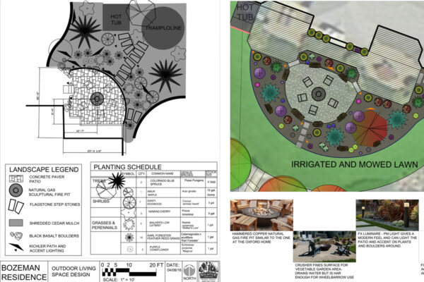 Callow - landscape design Bozeman, Bozeman landscapers, landscape designers Bozeman, Bozeman outdoor living, Bozeman landscaping company