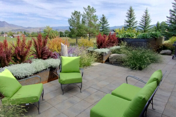 Stillmann – Bozeman landscape designers, Bozeman landscape architects, outdoor living design Bozeman, Bozeman steel planters