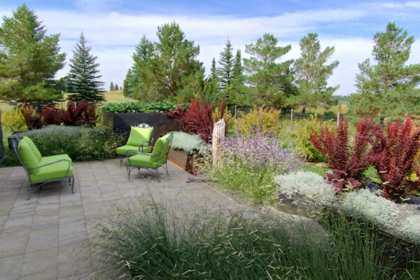 Stillmann – Bozeman landscape designers, Bozeman landscape architects, outdoor living design Bozeman, Bozeman steel planters