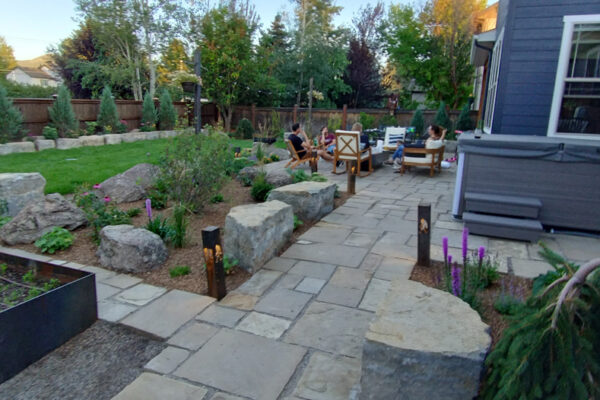 Hill - landscape design Bozeman, Bozeman landscaping, hardscape design Bozeman, residential landscape design Bozeman