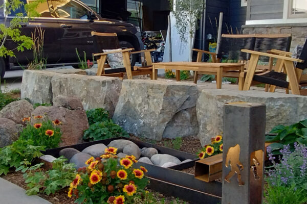 Hill - landscape design Bozeman, Bozeman landscaping, hardscape design Bozeman, residential landscape design Bozeman