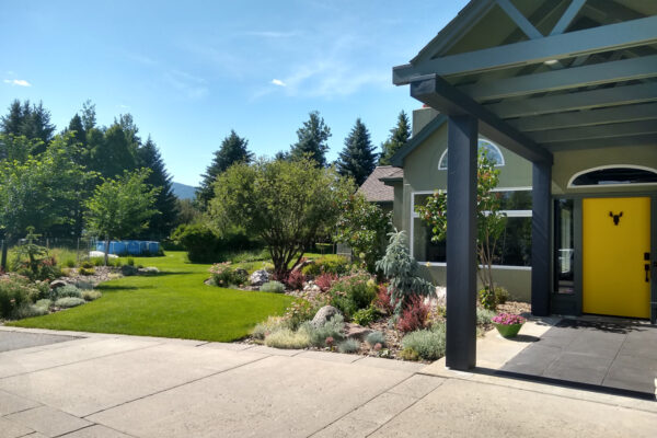 Sample Putnam - Bozeman landscape designers, Bozeman landscape architects, outdoor living design Bozeman, Bozeman steel planters