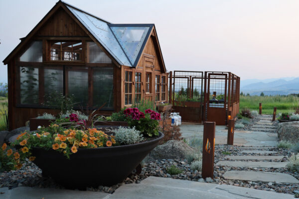 Bozeman Landscapers Vegetable Gardens and Greenhouse and Flower Planter