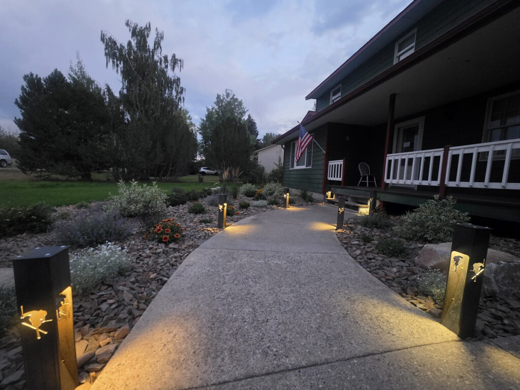 Bozeman's Best Landscapers Do It Again With This Drought Tolerant Landscape Design Landscaping Lighting In Bozeman Montana