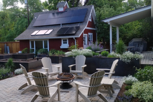 Bozeman Patio and Vegetable Gardens Outdoor Living Design
