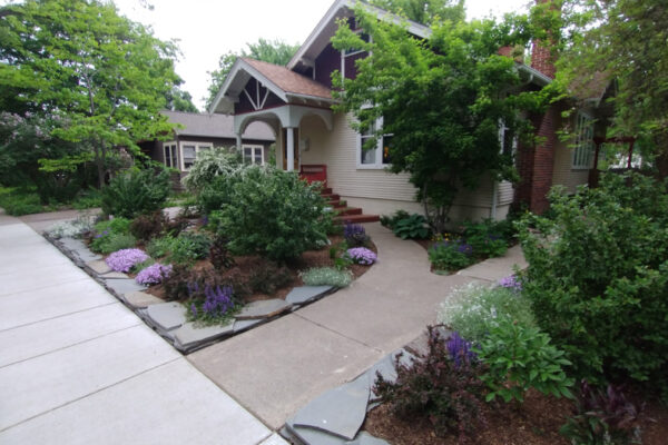 Cottage Gardens and Drought Tolerant Landscaping Design in Downtown Bozeman Montana