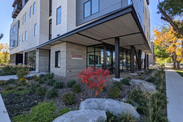Downtown Commercial Landscaping with Drought Tolerant Plants