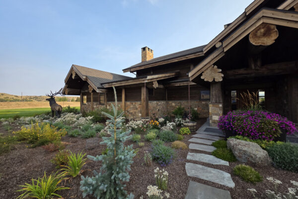 Livingston Montana Ranch Custom Landscaping and Gardens and Hardscaping