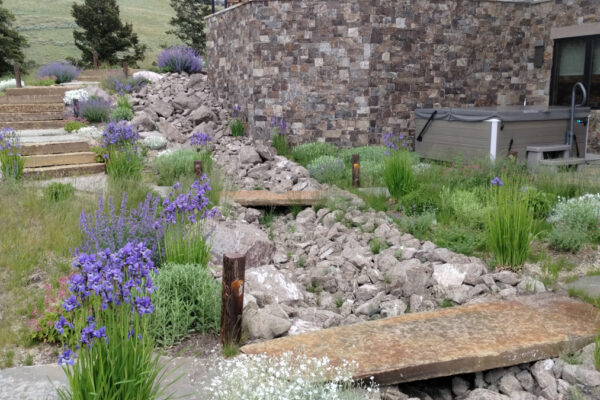 Bozeman Montana Landscape Lighting Bozeman Montana Sandstone Slab Bridges